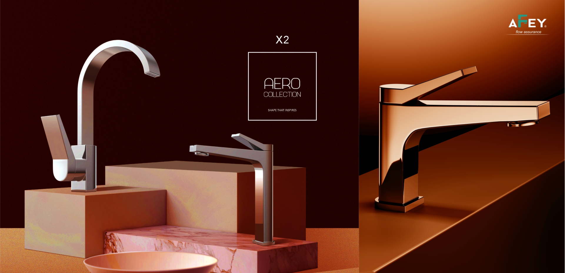 X2 AERO Faucets, CP Bath Fittings Collection
