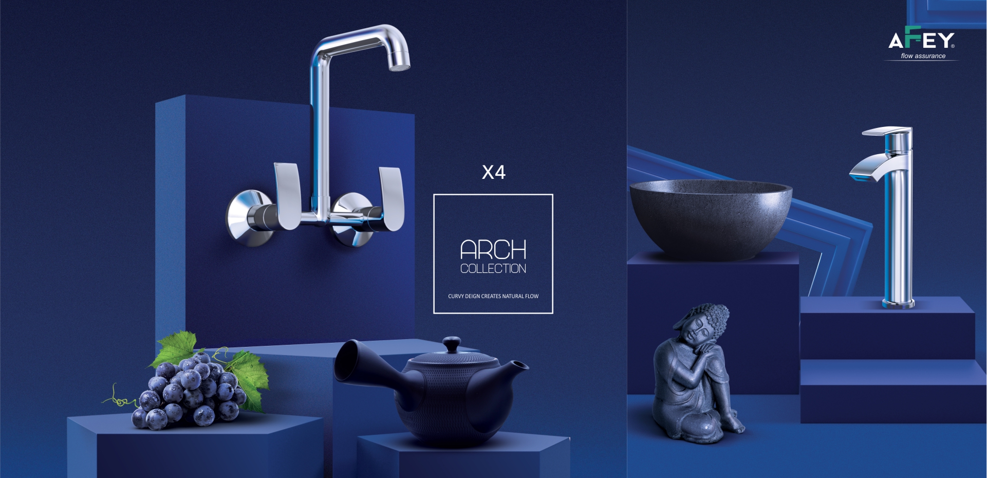 ARCH Faucets, CP Fittings Collection from AFEY Faucets