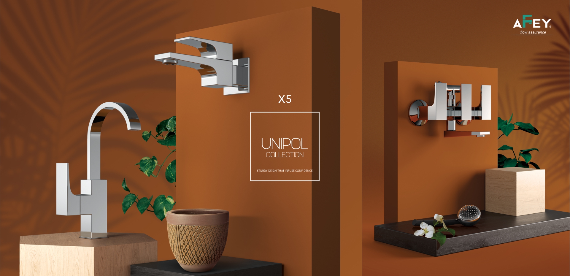 UNIPOL Faucet, CP Bath Fittings Collection
