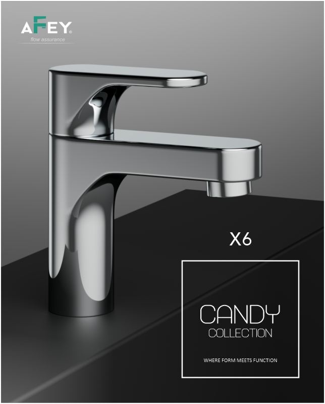 X6 CANDY Faucets & CP Bath Fittings from AFEY Faucets